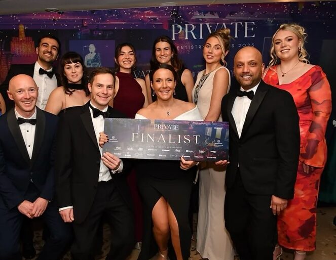 Abbey mead team at Private Dentistry Awards 2025