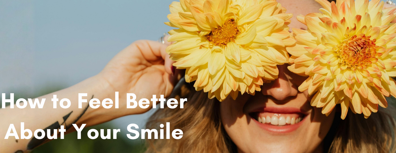 Feel better about your smile blog banner