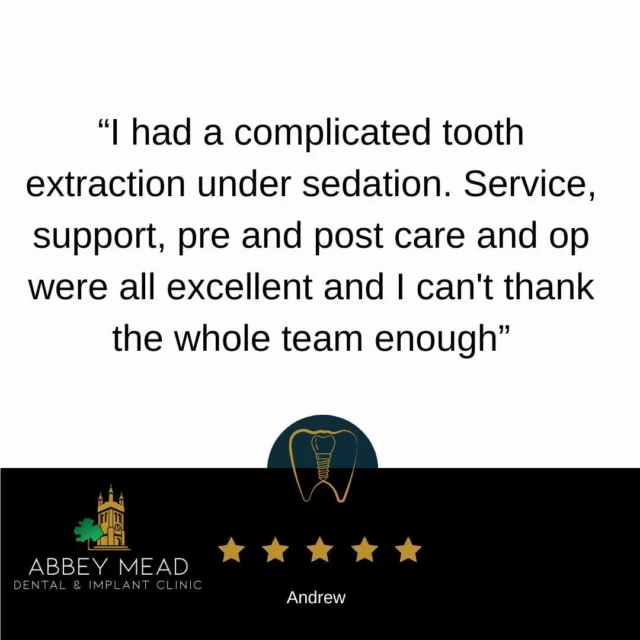 🌟 Testimonial Tuesday at Abbey Mead! 🌟 

We’re thrilled to share this heartfelt feedback from one of our amazing patients:

Thank you for trusting us with your care! At Abbey Mead, we’re committed to providing compassionate, professional, and seamless experiences every step of the way. 💙

Have you had a positive experience with us? We’d love to hear your story! Drop a comment or leave us a review. 😊

#TestimonialTuesday #HappyPatients #DentalCare #AbbeyMead