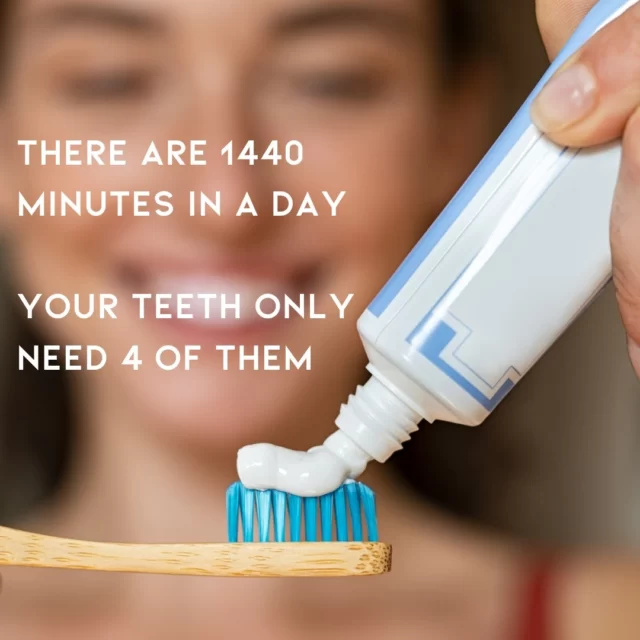 🦷✨ Take just two minutes in the morning and two minutes at night to brush and keep your smile bright and healthy. 🌟 

#DentalCare #HealthyHabits #BrushYourTeeth #SmileBright